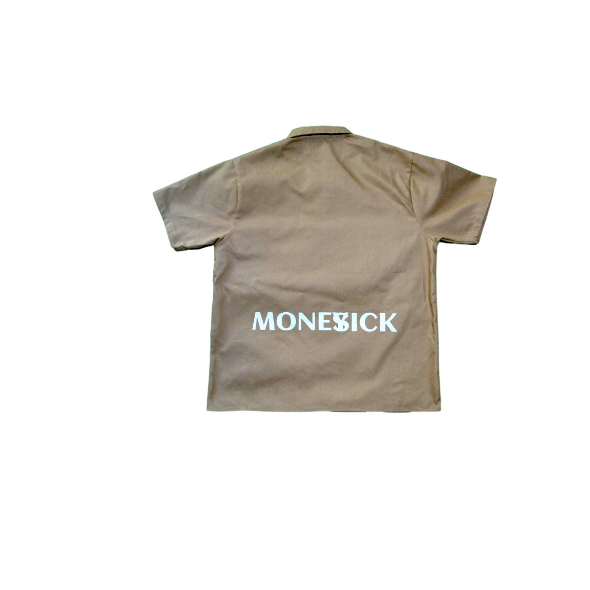 MONEYSCK Ben Davis style shirt Tan/ White