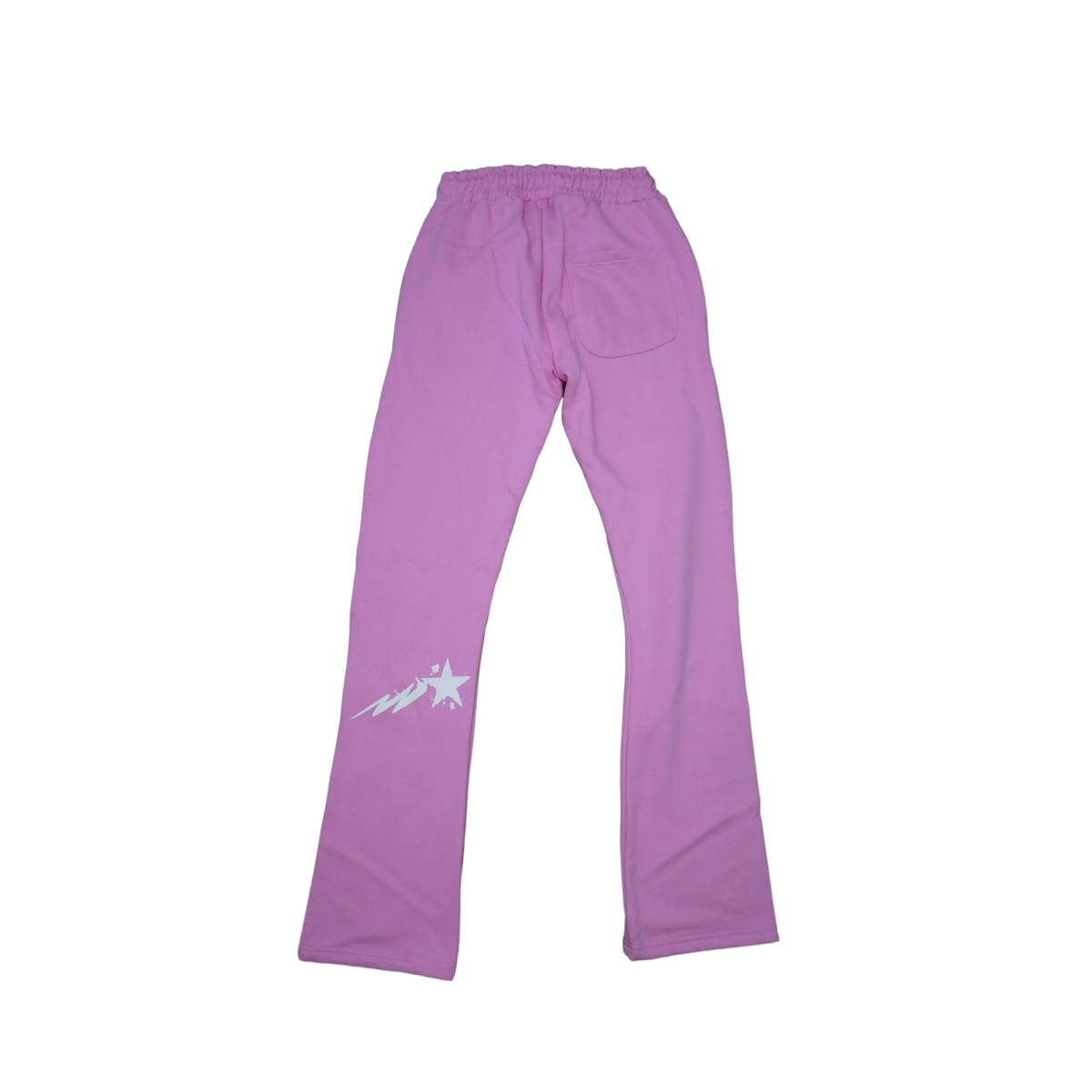 MONEYSCK Hoodie/ Flared Sweats Pink/ White