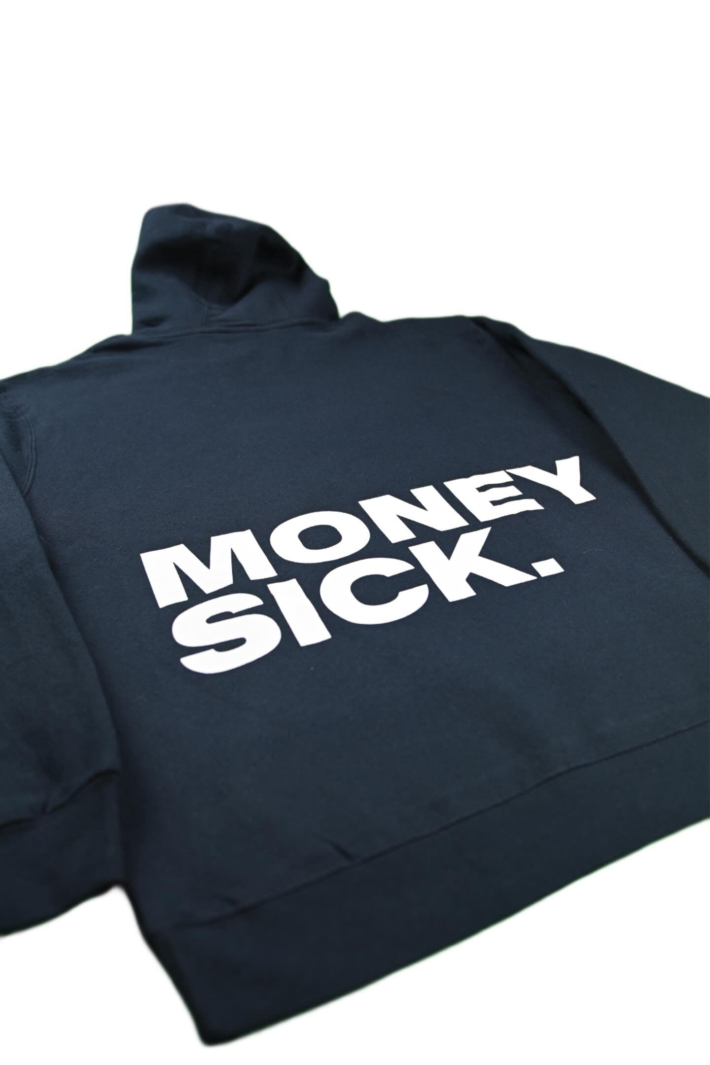 Moneysick Navy Blue hoodie