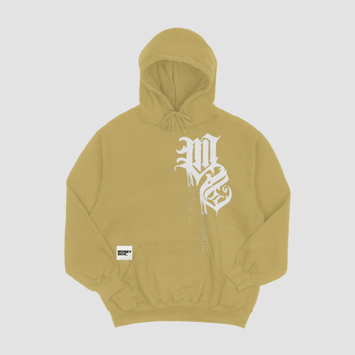 MONEYSCK Tan Hoodie/Short - White