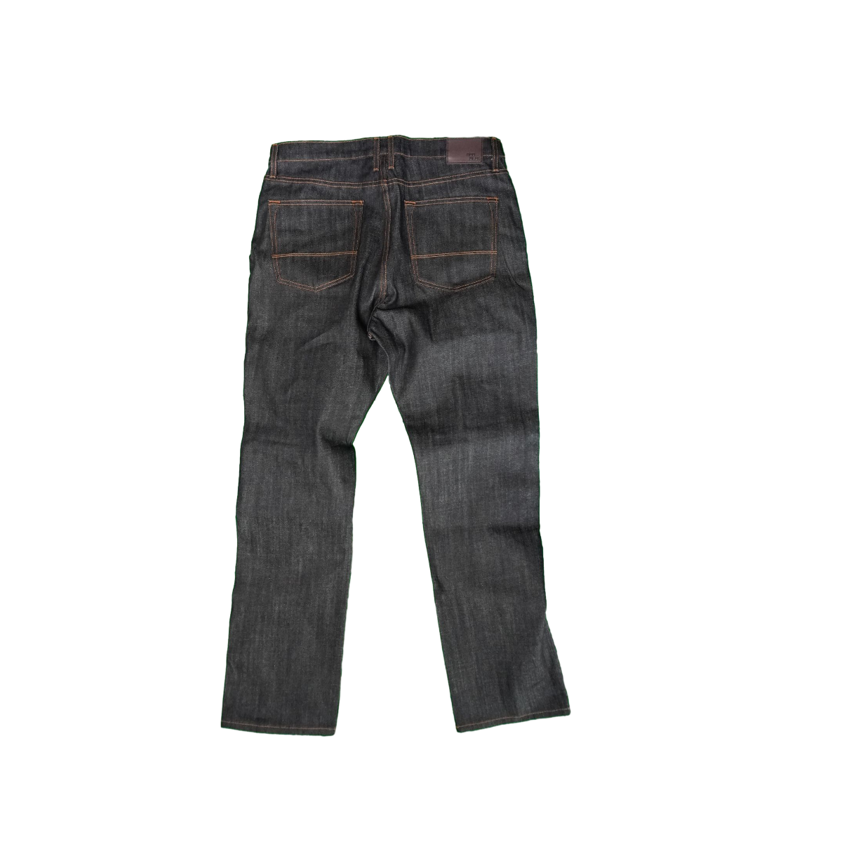 MONEYSCK Indigo Black Denim Jeans /White Print