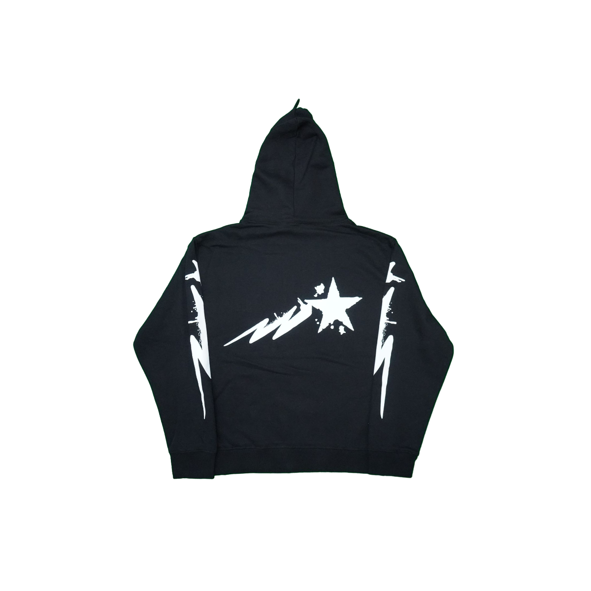 MONEYSCK Hoodie/ Flared Sweats Black/ White